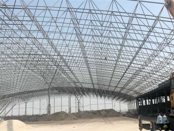 博尔塔拉蒙古自治州钢厂料仓网架工程